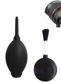 3Pcs Camera Lens Cleaning Kit Including Camera Cleaning Pen Brush Air Blaster Blower and Lens Brush Blower Brush Dust Cleaner for SLR Camera Telescope Magnifying Glass Photography