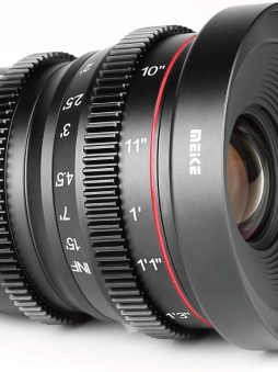 Meike 25mm T2.2 Manual Focus Prime Mini Cinema Lens for Micro Four Thirds MFT M43 Mount Cameras